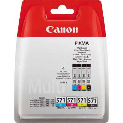 Canon CLI-571 Orjinal Kartuş Avantaj Paketi - 1