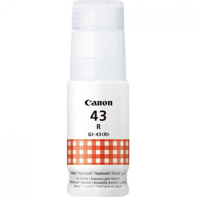 Canon GI-43 Red-Kırmızı Orjinal Mürekkep 60 Ml. - 1