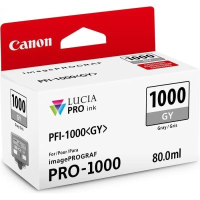 Canon PFI-1000 Gri Orjinal Kartuş - 1