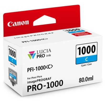 Canon PFI-1000 Mavi Orjinal Kartuş - 1