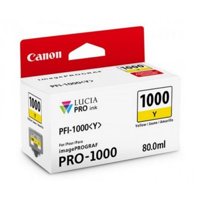 Canon PFI-1000 Sarı Orjinal Kartuş - 1