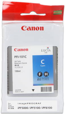 Canon PFI-101 Mavi Orjinal Kartuş - 1