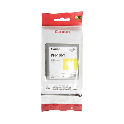 Canon PFI-106Y Sarı Orjinal Kartuş - 1