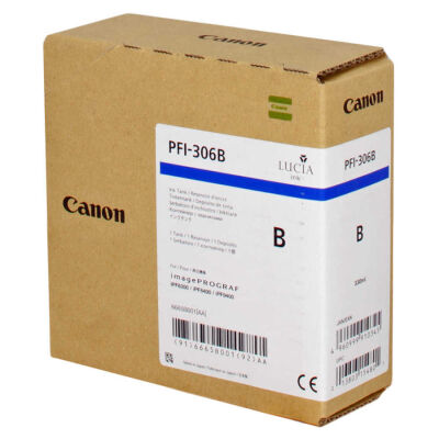 Canon PFI-306B Blue-Mavi Orjinal Kartuş - 1