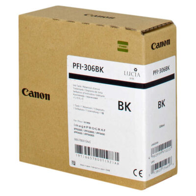 Canon PFI-306BK Siyah Orjinal Kartuş - 1