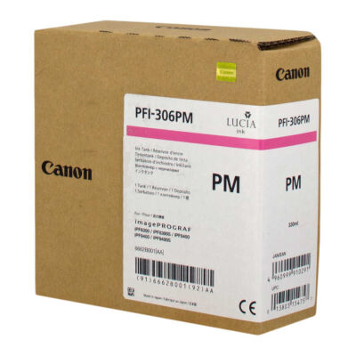 Canon PFI-306PM Foto Kırmızı Orjinal Kartuş - 1