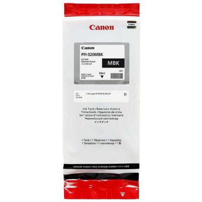 Canon PFI-320MBK Mat Siyah Orjinal Kartuş - 1