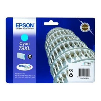 Epson 79XL-T7902-C13T79024010 Mavi Orjinal Kartuş Yüksek Kapasiteli - 1