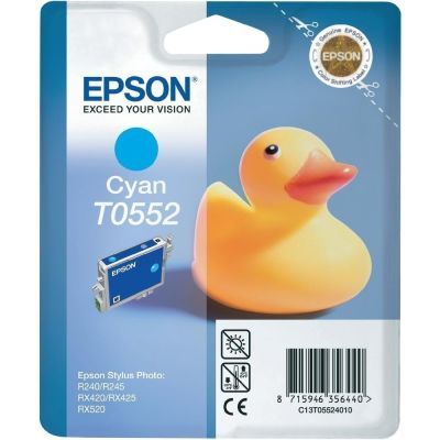 Epson T0552-C13T05524020 Mavi Orjinal Kartuş - 1