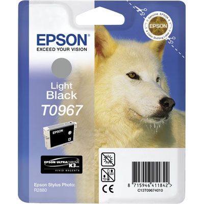 Epson T0967-C13T09674020 Açık Siyah Orjinal Kartuş - 1