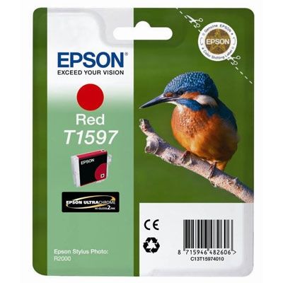 Epson T1597-C13T15974010 Red-Kırmızı Orjinal Kartuş - 1