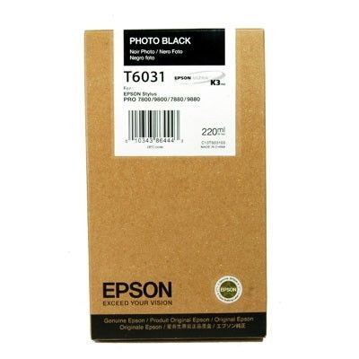 Epson T6031-C13T603100 Foto Siyah Orjinal Kartuş - 1