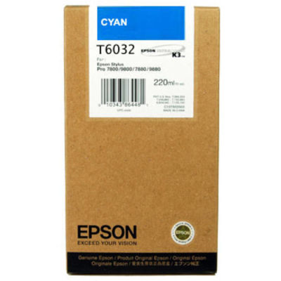 Epson T6032-C13T603200 Mavi Orjinal Kartuş - 1