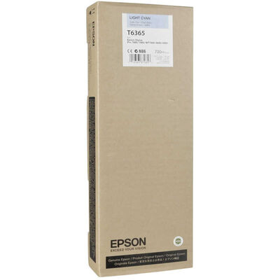 Epson T6365-C13T636500 Açık Mavi Orjinal Kartuş - 1