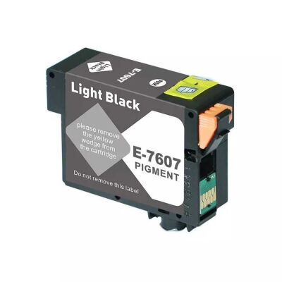 Epson T7607-C13T76074010 Açık Siyah Muadil Kartuş - 1