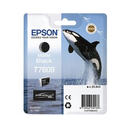 Epson T7608-C13T76084010 Mat Siyah Orjinal Kartuş - Epson