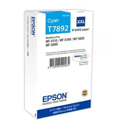 Epson T7892-C13T789240 Mavi Orjinal Kartuş Ekstra Yüksek Kapasiteli - 1