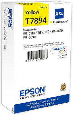 Epson T7894-C13T789440 Sarı Orjinal Kartuş Ekstra Yüksek Kapasiteli - 1