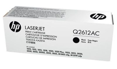 Hp 12A-Q2612AC Siyah Orjinal Toner - 1