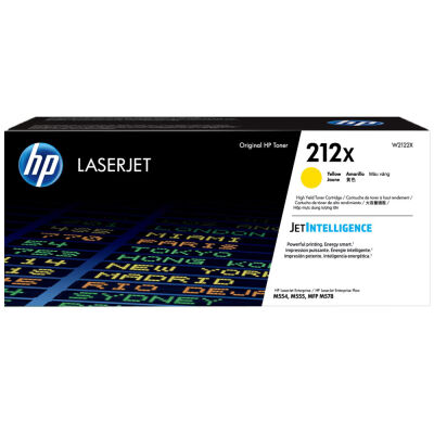 Hp 212X-W2122X Sarı Orjinal Toner Yüksek Kapasiteli - 1