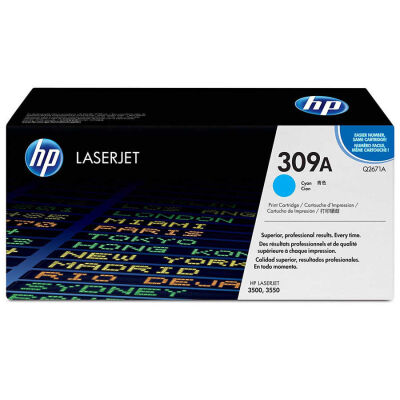 Hp 309A-Q2671A Mavi Orjinal Toner - Siyah Kutu - 1