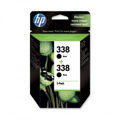 Hp 338-CB331EE Siyah Orjinal Kartuş 2Li Paketi - 1