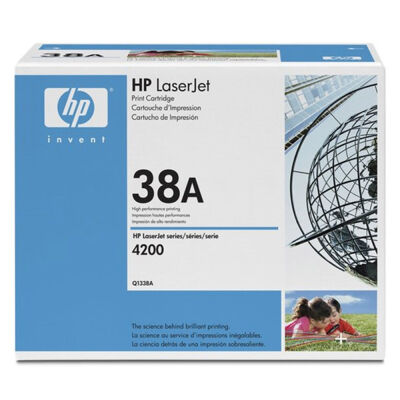 Hp 38A-Q1338A Siyah Orjinal Toner Mavi-Beyaz Kutu - 1