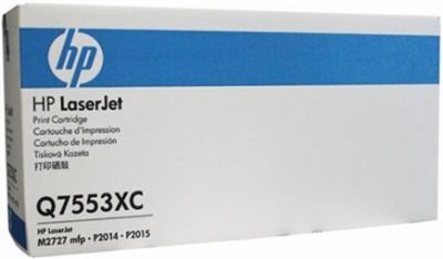 Hp 53X-Q7553XC Siyah Orjinal Toner Yüksek Kapasiteli - 1