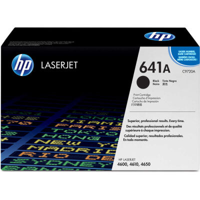 Hp 641A-C9720A Siyah Orjinal Toner - Siyah Kutu - 1