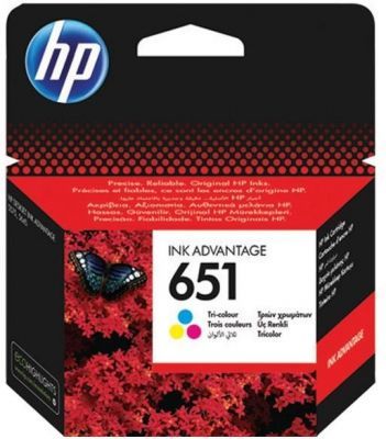 Hp 651-C2P11AE Renkli Orjinal Kartuş - 1