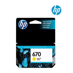 Hp 670-CZ116A Sarı Orjinal Kartuş - Hp