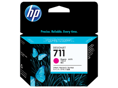 Hp 711-CZ135A Kırmızı Orjinal Kartuş 3lü Paket - 1