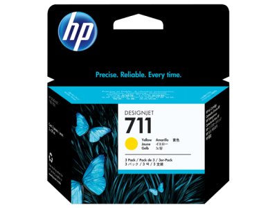 Hp 711-CZ136A Sarı Orjinal Kartuş 3lü Paket - 1