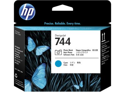 Hp 744-F9J86A Foto Siyah-Mavi Orjinal Baskı Kafası - 1