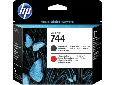 Hp 744-F9J88A Mat Siyah-Kromatik Kırmızı Orjinal Baskı Kafası - 1