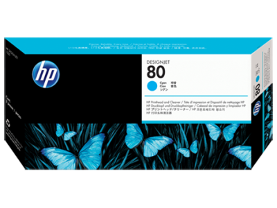 Hp 80-C4821A Orjinal Mavi Baskı Kafası ve Temizleyicisi - Eski Tarihli - 1