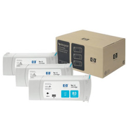 Hp 83-C5073A Mavi Orjinal Kartuş 3lü Paket - 1