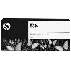 Hp 831C-CZ695A Mavi Orjinal Lateks Kartuşu - Hp