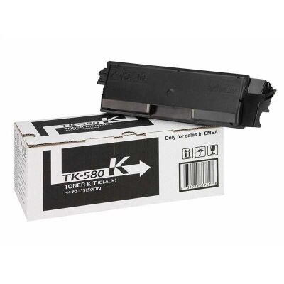 Kyocera TK-580 Siyah Orjinal Toner - 1