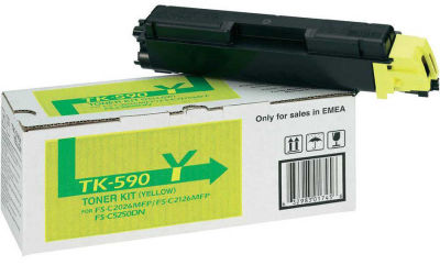 Kyocera TK-590 Sarı Orjinal Toner - 1