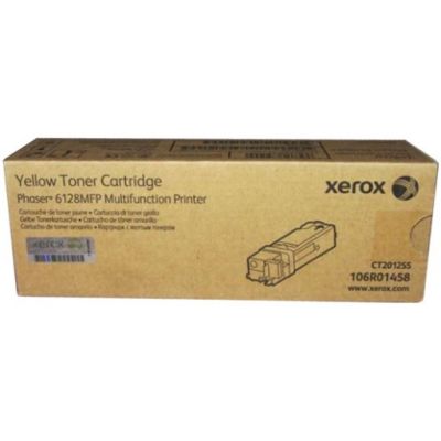 Xerox Phaser 6128-106R01458 Sarı Orjinal Toner - 1